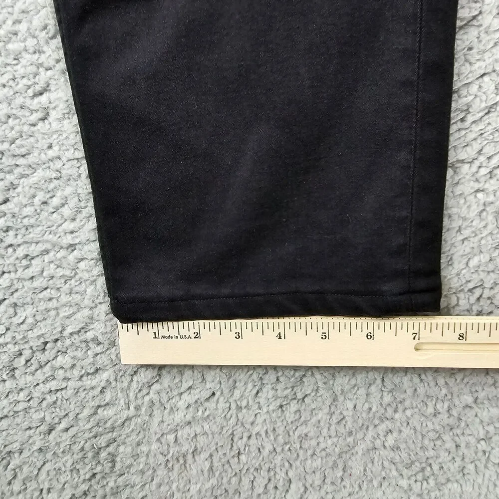 Paige Men's Black Federal Slim Straight Black Denim Jeans Size 36 x 25